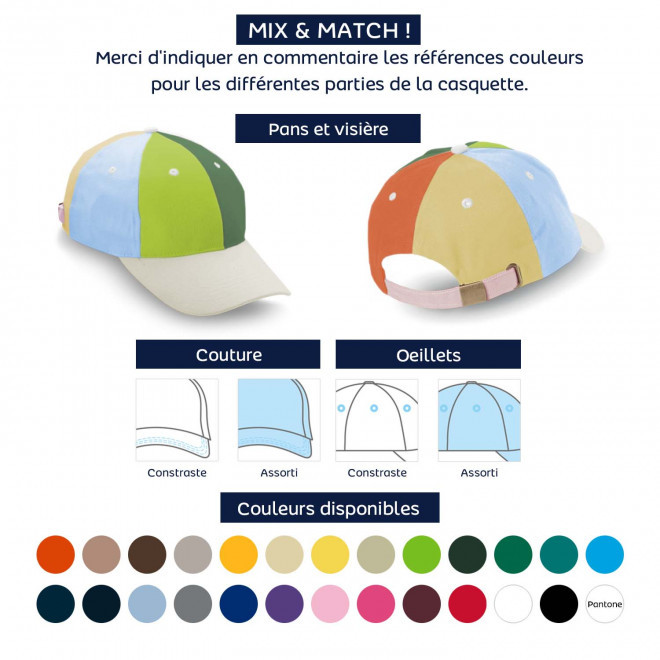 CASQUETTE PUBLICITAIRE SUR MESURE 'SHELTON'