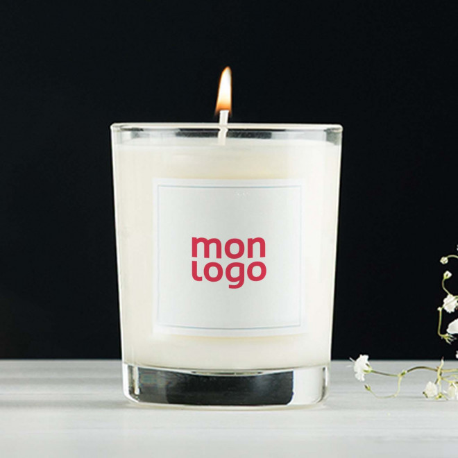 BOUGIE PARFUMÉE PERSONNALISÉE VEGAN 130G 'LOUCE'