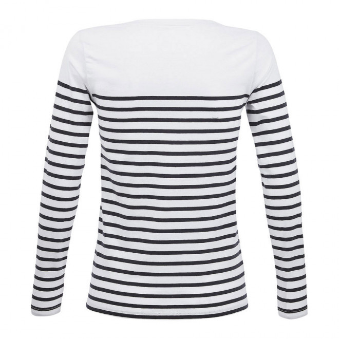 TEE SHIRT PERSONNALISÉ RAYÉ FEMME 'MATELOT'