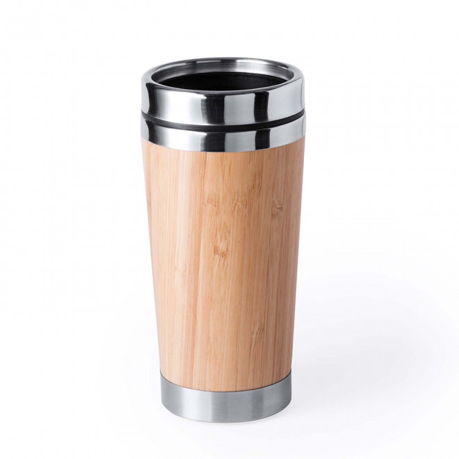 MUG ISOTHERME EN BAMBOU PUBLICITAIRE 'AMABILIS'