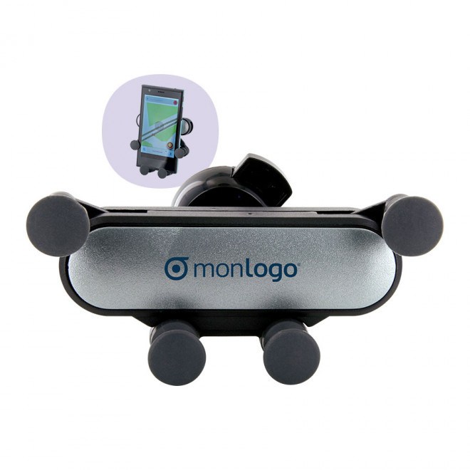 SUPPORT DE TÉLÉPHONE PERSONNALISABLE POUR VOITURE 'FLANY'