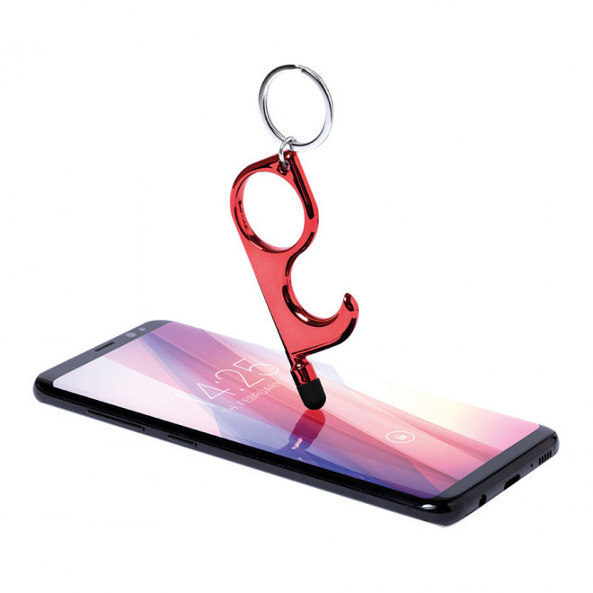 PORTE CLÉS SANS CONTACT STYLET PERSONNALISABLE 'COURBY'