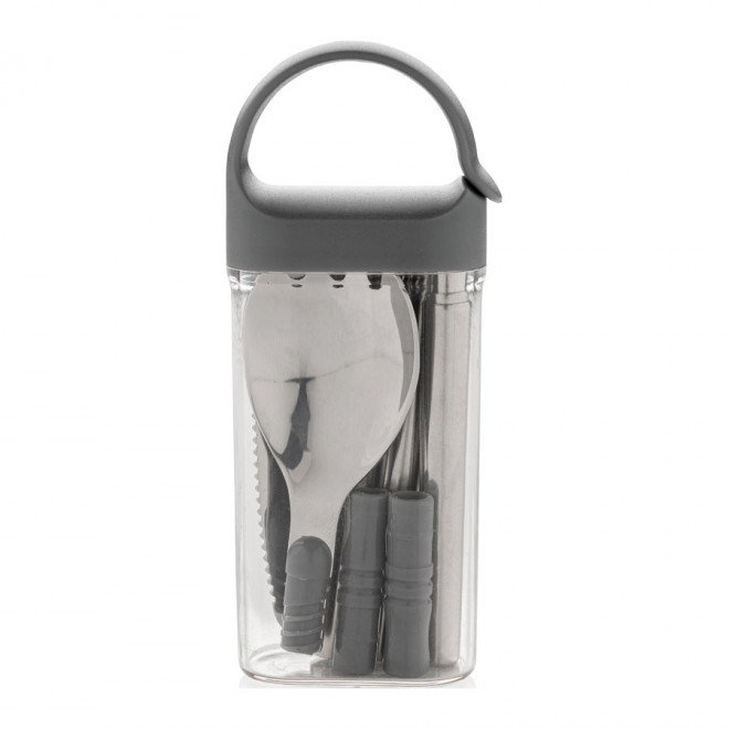 SET DE COUVERTS PERSONNALISÉ EN ACIER INOXYDABLE 'MENDI'