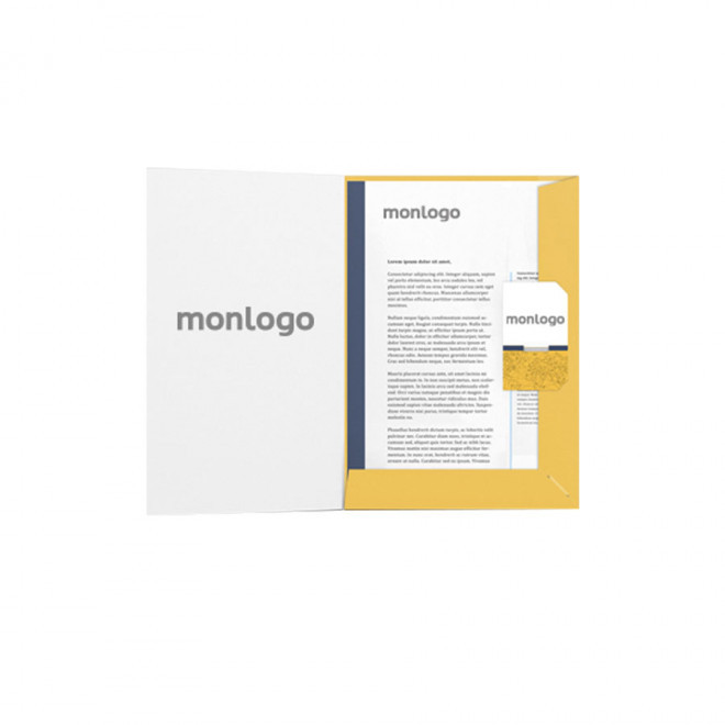 CHEMISE À RABATS PERSONNALISÉE A4 'FLAP'