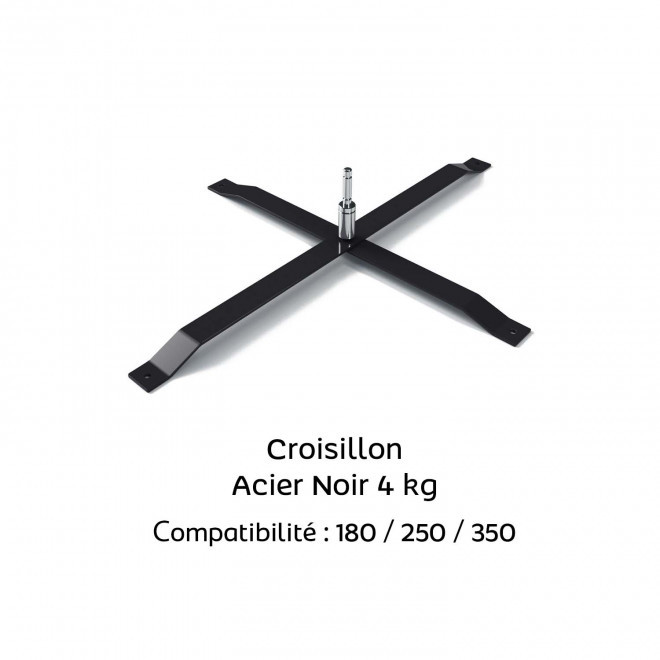 DRAPEAU PERSONNALISÉ ORIFLAMME GOUTTE + PIED CROISILLON 'TOLEN'