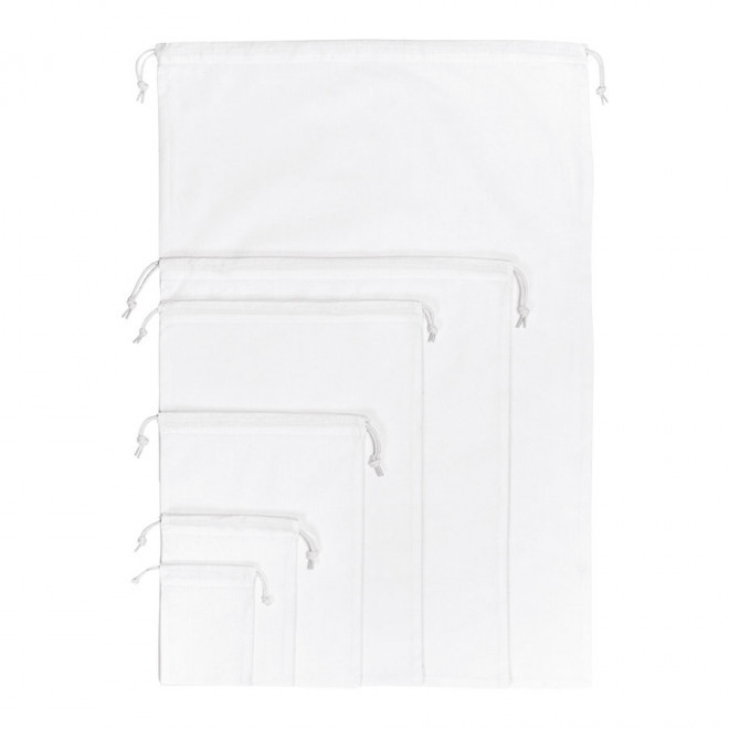 POCHETTE PERSONNALISABLE EN COTON NOIR OU BLANC 130G/M² 'SAKOULA