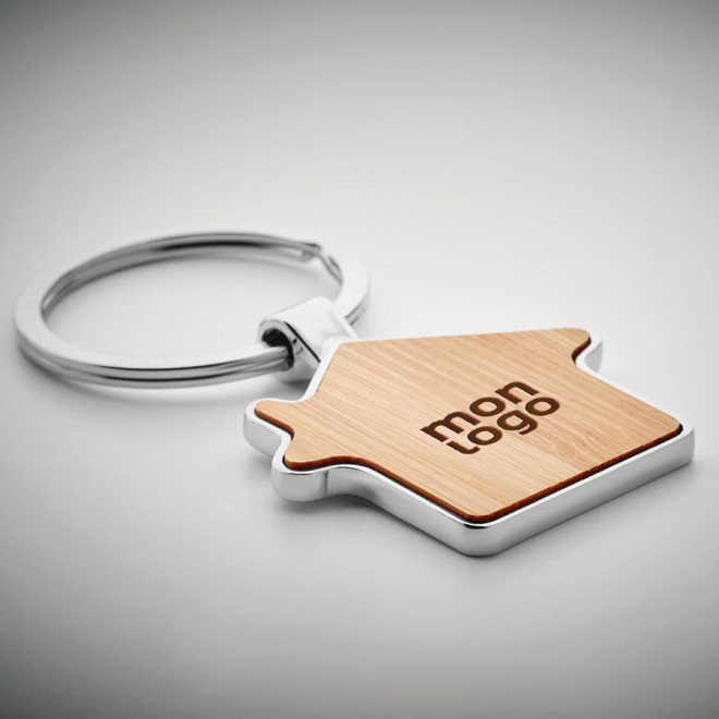 PORTE CLÉ PERSONNALISÉ EN BOIS 'CASAWOOD'