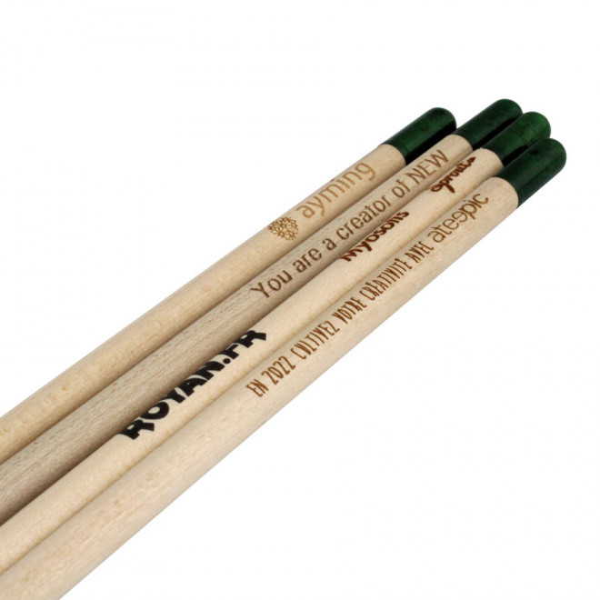 CARTE DE VOEUX PERSONNALISÉE AVEC CRAYON À PAPIER GRAINES 'HAPPY'