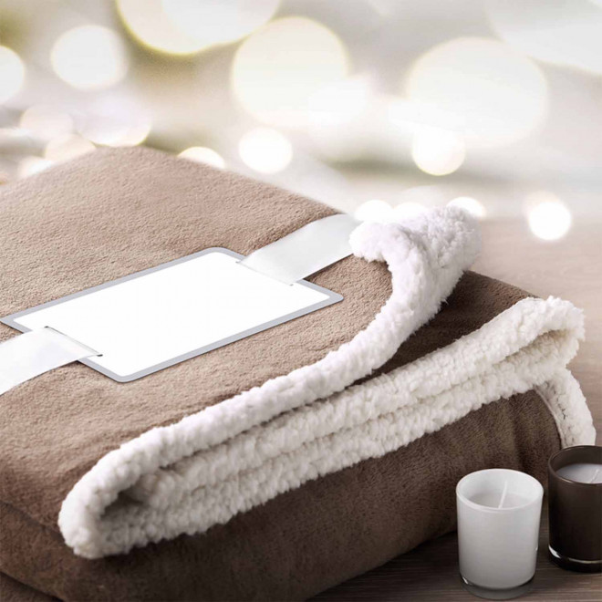 PLAID PERSONNALISÉ EN POLAIRE 'CHILL'