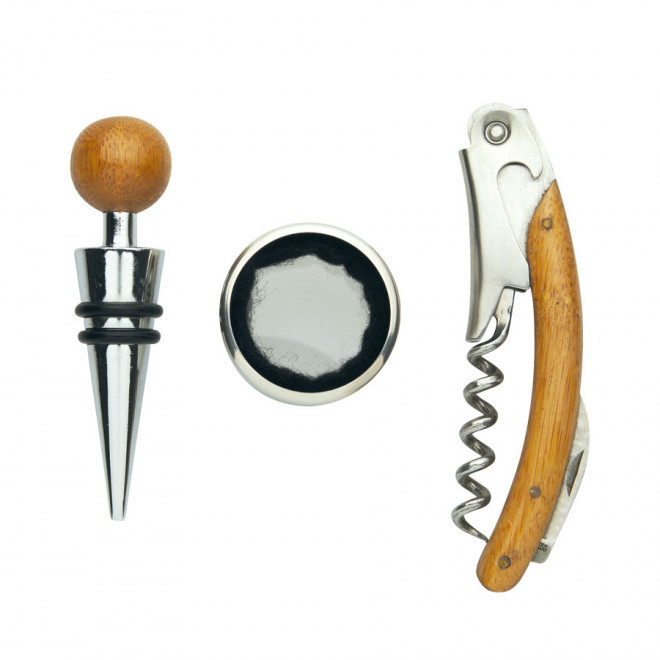 COFFRET A VIN PERSONNALISABLE 3 PIÈCES 'CHENONCEAU'