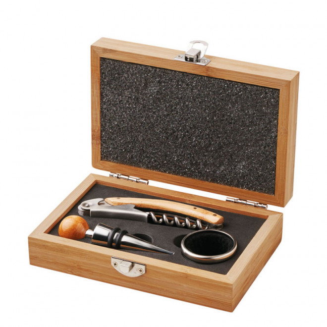 COFFRET A VIN PERSONNALISABLE 3 PIÈCES 'CHENONCEAU'