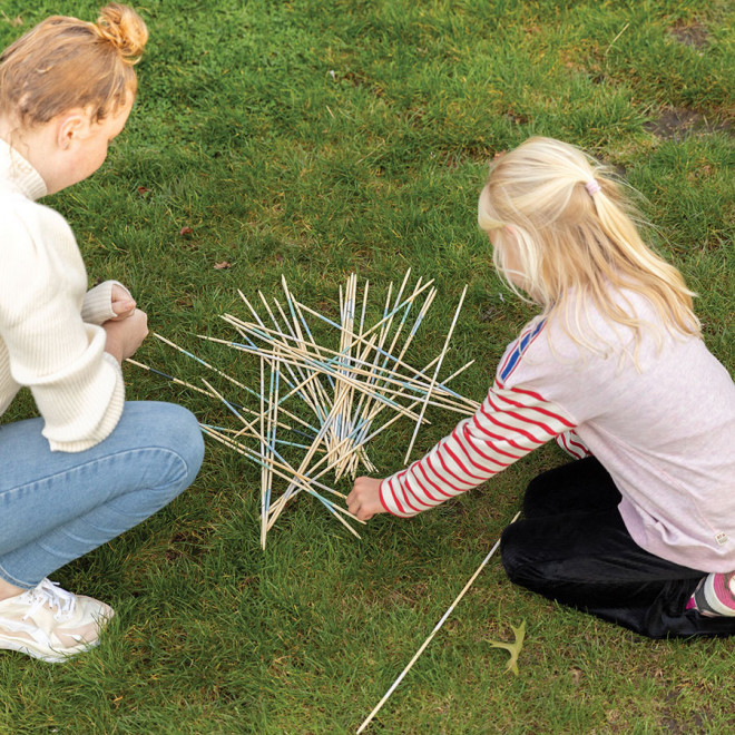 JEU DE MIKADO GÉANT PERSONNALISÉ 'BAMBOO XL'