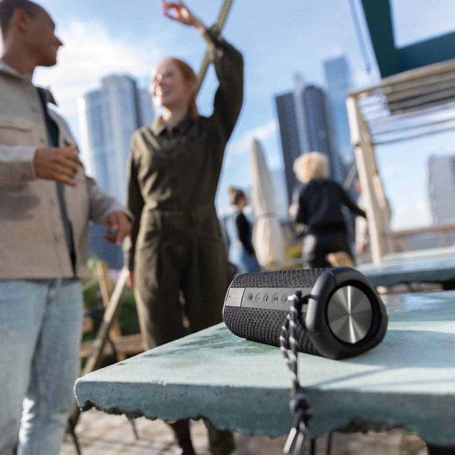 ENCEINTE PERSONNALISÉE ÉTANCHE IPX7 'RYTHMO'