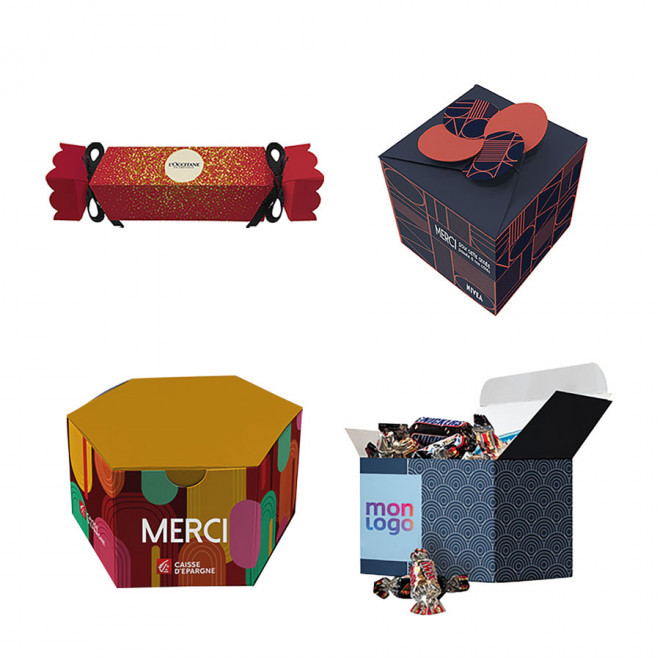 BOITE DE CHOCOLATS PERSONNALISÉE 'DELICA' 