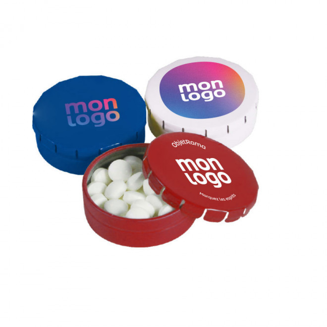 LOT DE 288 BOÎTES À BONBONS PUBLICITAIRES 'CLIC CLAC'   EXPEDITION EXPRESS 48H 