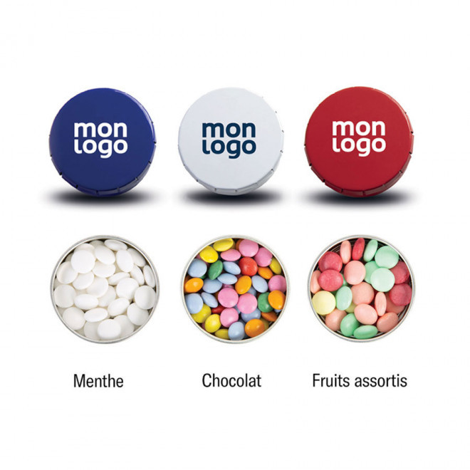 LOT DE 288 BOÎTES À BONBONS PUBLICITAIRES 'CLIC CLAC'   EXPEDITION EXPRESS 48H 