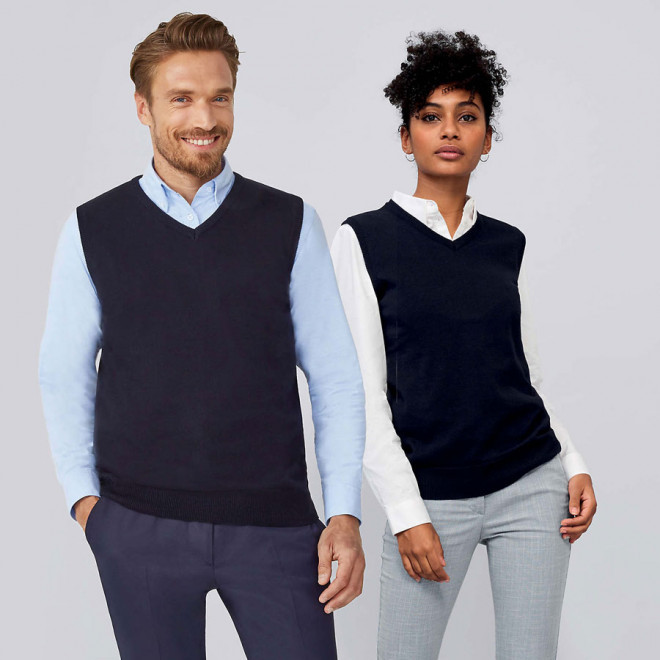 PULL SANS MANCHE MIXTE PERSONNALISÉ 'GENTLEMEN' 