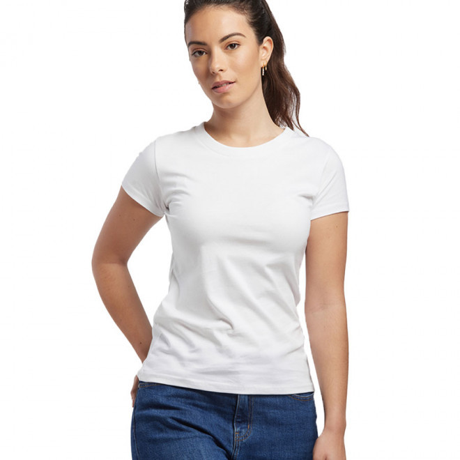 TEE SHIRT PERSONNALISÉ FEMME BLANC 'IMPERIAL'   FABRICATION EXPRESS 72H