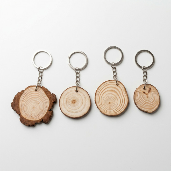 PORTE CLÉS PERSONNALISÉ EN BOIS 'HOUT'