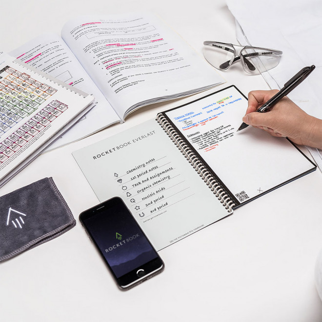 CARNET NUMÉRIQUE PERSONNALISÉ ROCKETBOOK® A5 'EXECUTIVE'