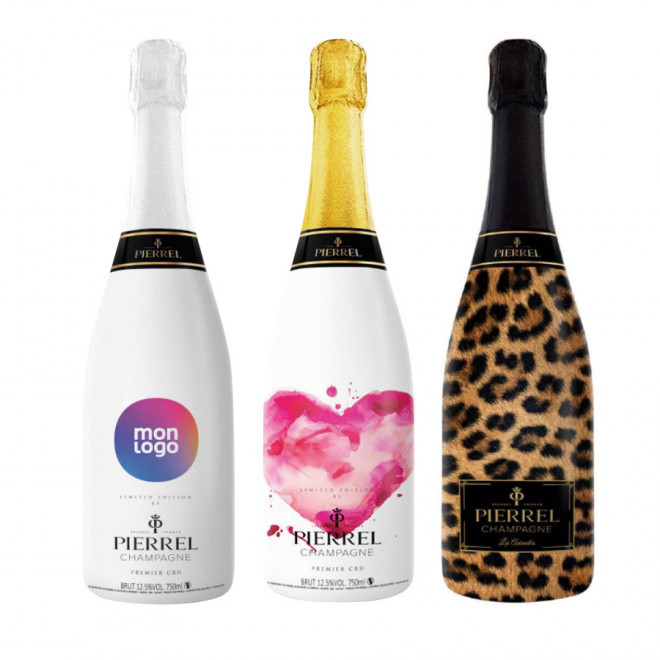BOUTEILLE DE CHAMPAGNE PERSONNALISÉ 75 CL 'PETILLE'