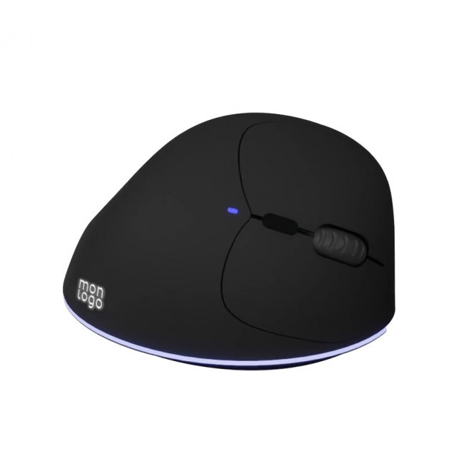 SOURIS PUBLICITAIRE ERGONOMIQUE SANS FIL 'RUBBA'