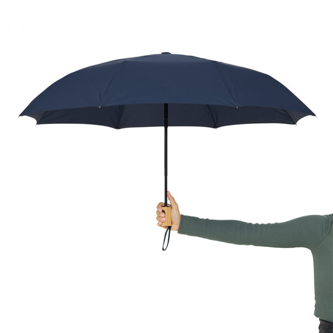 PARAPLUIE PUBLICITAIRE TEMPETE MANCHE DROIT A OUVERTURE AUTOMATIQUE 'LUSK MINI'