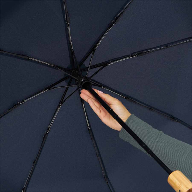 PARAPLUIE PUBLICITAIRE TEMPETE MANCHE DROIT A OUVERTURE AUTOMATIQUE 'LUSK MINI'