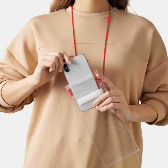 POCHETTE PERSONNALISABLE ETANCHE POUR TELEPHONE 'WATERPRO XL