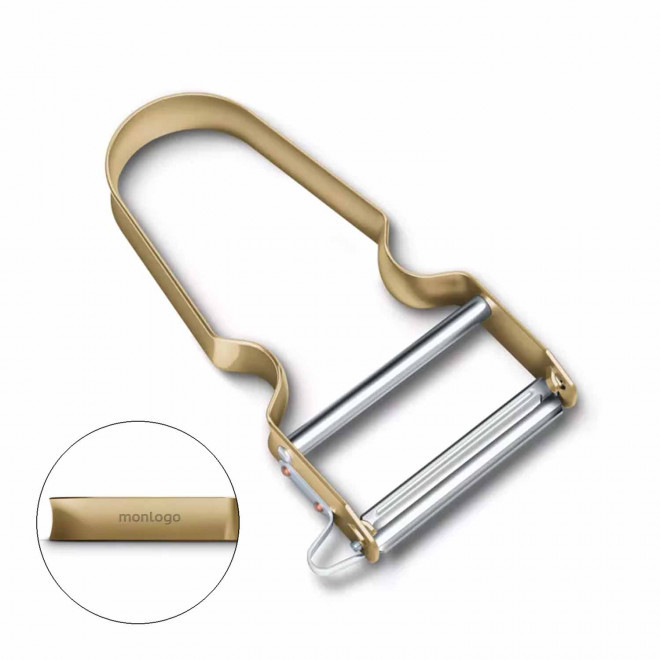 EPLUCHEUR EN ALUMINIUM PERSONNALISABLE 'REX'