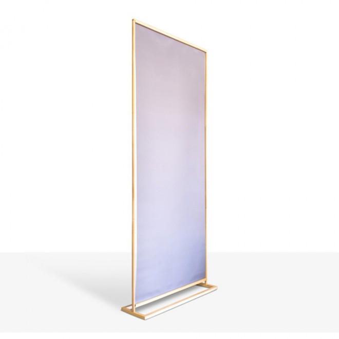 BANNER PUBLICITAIRE EN BOIS 'REKO'