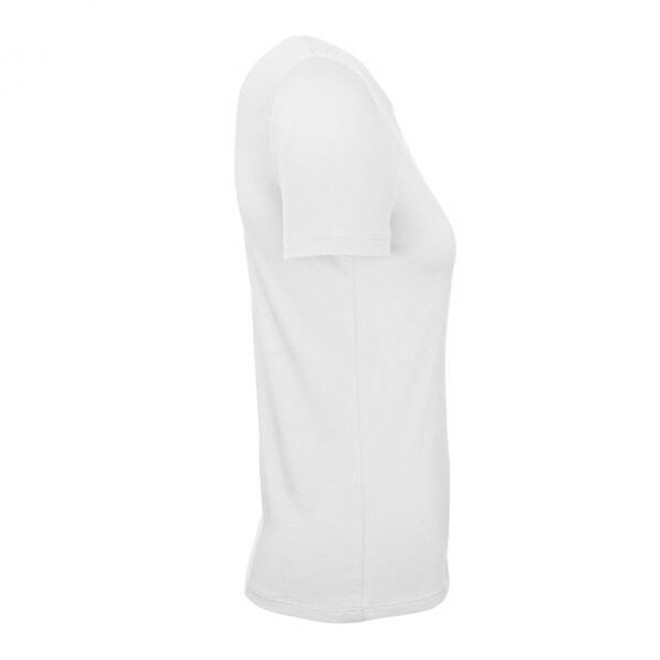 TEE SHIRT PUBLICITAIRE BLANC FEMME B&C 'PALTO'