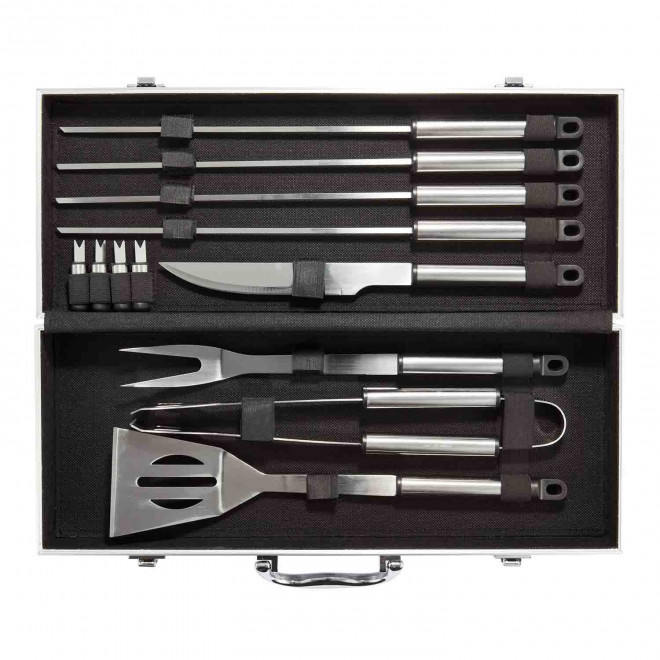 SET BARBECUE 12 USTENSILES PERSONNALISABLES 'MOOREA'