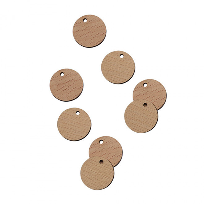 JETON CADDY PUBLICITAIRE AVEC TROU 'CADDY WOOD'