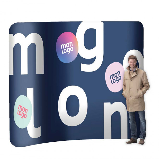 TOILE QUADRI PUBLICITAIRE 'WAVY EXPO'