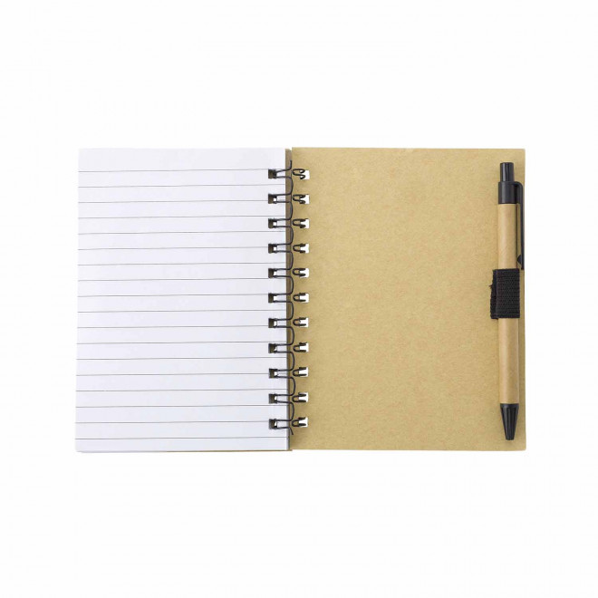 CARNET BAMBOU AVEC STYLO PERSONNALISABLE 'WHIM STICK'