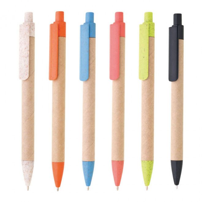 STYLO BILLE PERSONNALISABLE PAPIER RECYCLÉ 'POSTRO'