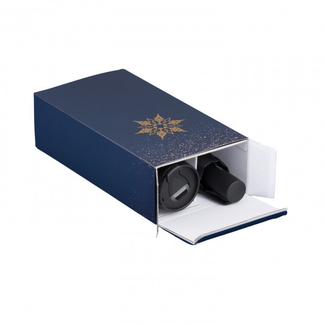 COFFRET PARAPLUIE ET MUG 400ML PERSONNALISABLE 'UMBRI'