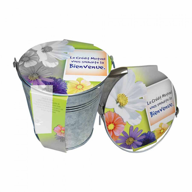 KIT PLANTATION POT ZINC MIF 13ø 'PLANTOU'