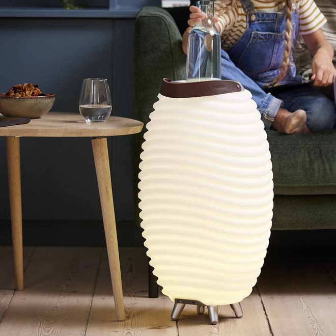 LAMPE ENCEINTE DESIGN PERSONNALISEE TWS 10 W 'KOODIE'