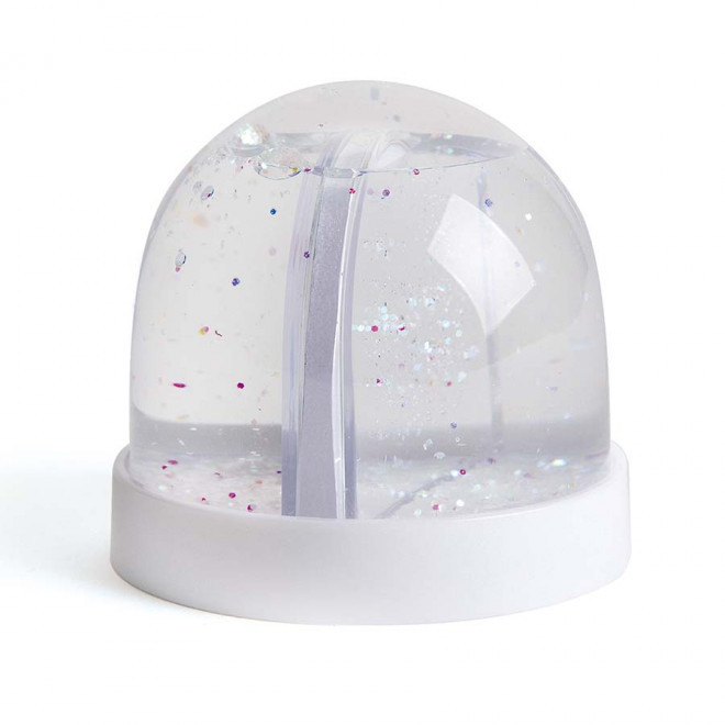 PRESSE PAPIERS BOULE A NEIGE PERSONNALISABLE 'PAILLETTY' 