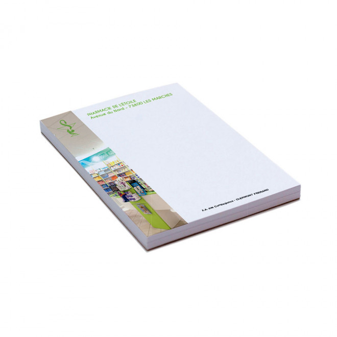 BLOC NOTES PUBLICITAIRE ENCOLLE A6 'COZILE'