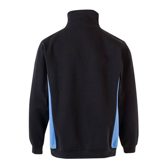 SWEAT PERSONNALISABLE BICOLORE DEMI ZIP 'ALFREDO'