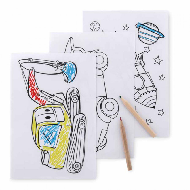 SET DE COLORIAGE PERSONNALISABLE  'MAGICDAY