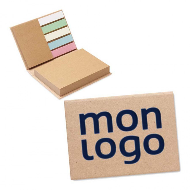 MINI BLOC MEMOS ET MARQUE PAGE PERSONNALISE 'VISIPAPER'