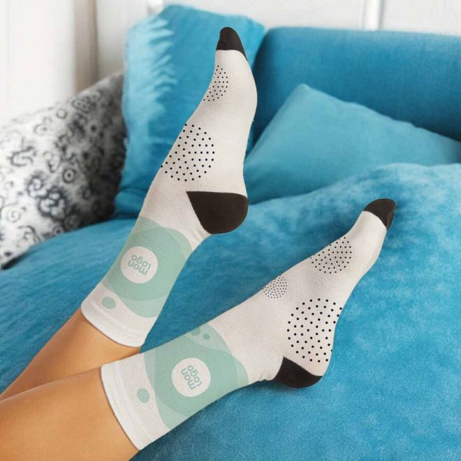 CHAUSSETTES EN POLYESTER SUBLIMEES 'KALOX'