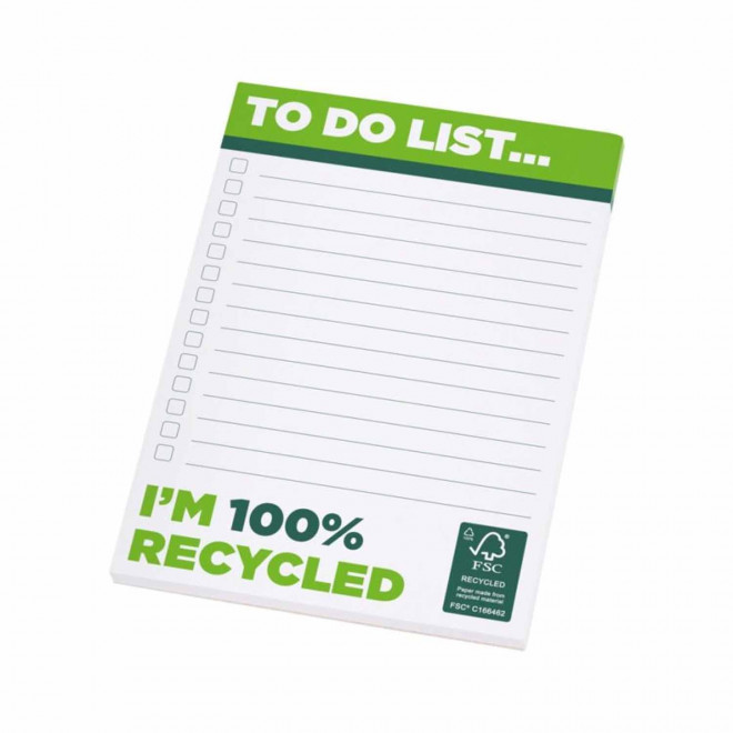 BLOC NOTES A6 PERSONNALISABLE 'ALBUS RECYCLE'