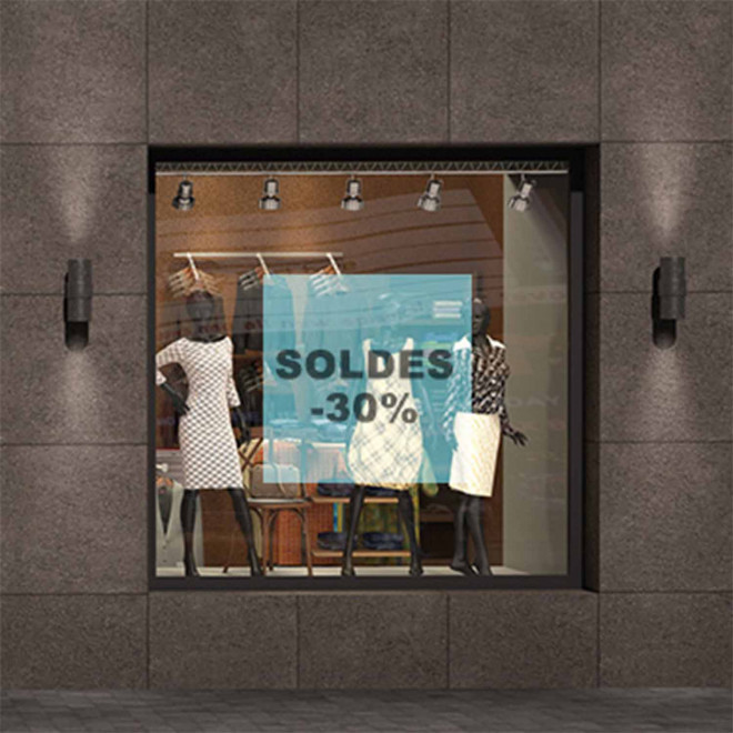 ADHESIF VITROPHANIE PERSONNALISABLE 'VITRAN'