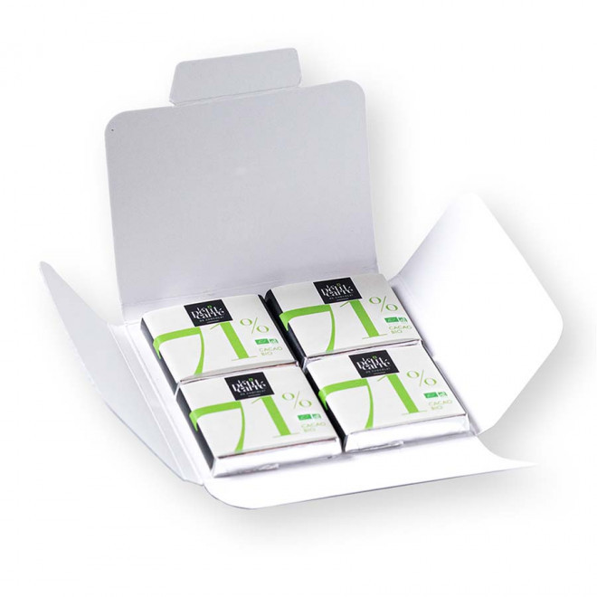 CARTE 4 CARRES PERSONNALISABLE LPCC® 'CARBIO'