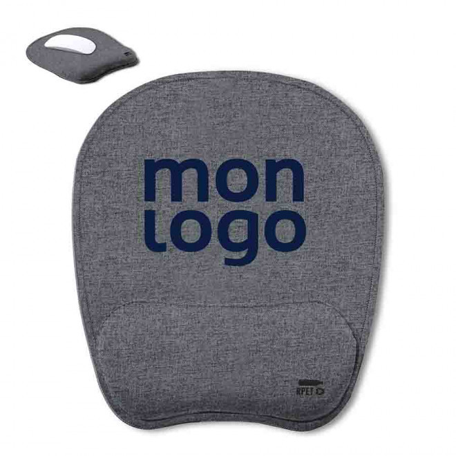TAPIS DE SOURIS ERGONOMIQUE RPET PERSONNALISABLE  'LEGOLAS'
